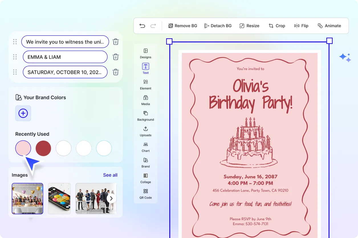 Free AI Party Invitation Generator, Free Party Invitation Maker Online